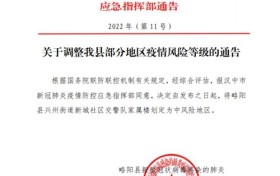 最新！3月10日，略陽(yáng)部分地區(qū)被調(diào)整為中風(fēng)險(xiǎn)地區(qū)