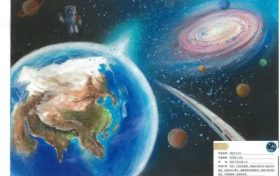 厲害！漢中這名小學(xué)生的畫作，上太空了！縮略圖