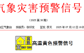 漢臺(tái)區(qū)發(fā)布高溫黃色預(yù)警！連續(xù)3天→縮略圖