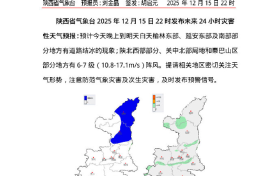 降溫、大風！陜西發(fā)布最新天氣預報！雨雪時間就在→縮略圖